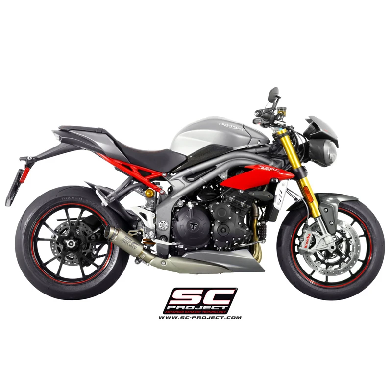 SC-Project T16-LT70T GP70-R Exhaust For Triumph Speed Triple R / S (2016-) 4 SC-Project T16-LT70T GP70-R Exhaust For Triumph Speed Triple R / S (2016-) - Image 4