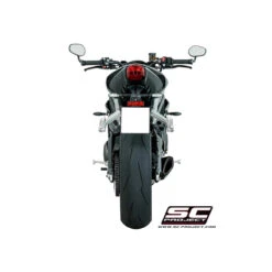 SC-Project T18-93 SC1-R Slip-on Exhaust For Street Triple 765 S/R/RS (2017-) -MotorVision Store sc project t18 93 sc1 r slip on exhaust image5