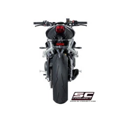 SC-Project T18-93 SC1-R Slip-on Exhaust For Street Triple 765 S/R/RS (2017-) -MotorVision Store sc project t18 93 sc1 r slip on exhaust image7