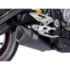 SC-Project T18-93MB SC1-R Slip-on Exhaust, Black For Triumph Street Triple R/RS/S '17-