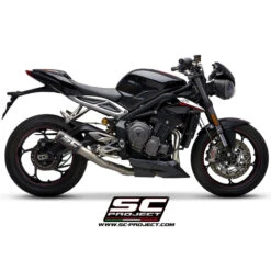 SC-Project T18-CH38 CR-T 3-1 Full Exhaust Triumph Street Triple 765 S/R/RS (2017-) -MotorVision Store sc project t18 ch38 cr t 3 1 full exhaust image4