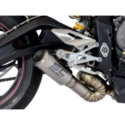 SC-Project T18-LT38T CR-T Slip-on Exhaust, Titanium Triumph Street Triple R/RS/S '17-