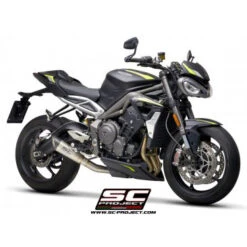 SC-Project T18-LTS41 S1 Slip-on Exhaust For Triumph Street Triple R/RS (2020-) -MotorVision Store sc project t18 lts41 s1 slip on exhaust image5
