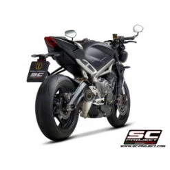 SC-Project T18-LTS41 S1 Slip-on Exhaust For Triumph Street Triple R/RS (2020-) -MotorVision Store sc project t18 lts41 s1 slip on exhaust image7