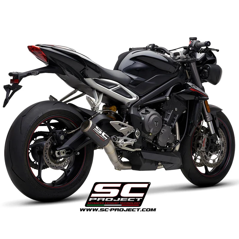 SC-Project T18-TCH38 CR-T 3-1 Full Exhaust Triumph Street Triple 765 S/R/RS (2017-) 3 SC-Project T18-TCH38 CR-T 3-1 Full Exhaust Triumph Street Triple 765 S/R/RS (2017-) - Image 3