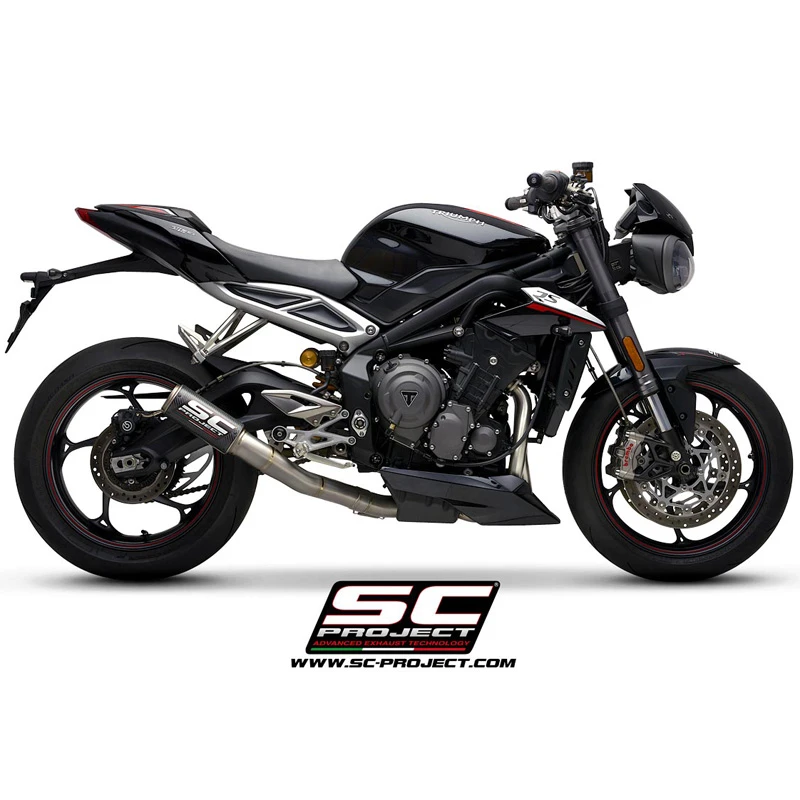 SC-Project T18-TCH38 CR-T 3-1 Full Exhaust Triumph Street Triple 765 S/R/RS (2017-) 4 SC-Project T18-TCH38 CR-T 3-1 Full Exhaust Triumph Street Triple 765 S/R/RS (2017-) - Image 4