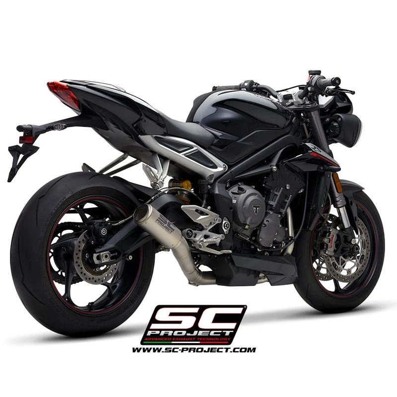 SC-Project T18-TCH38 CR-T 3-1 Full Exhaust Triumph Street Triple 765 S/R/RS (2017-) 6 SC-Project T18-TCH38 CR-T 3-1 Full Exhaust Triumph Street Triple 765 S/R/RS (2017-) - Image 6