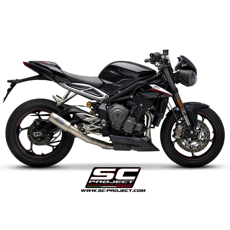 SC-Project T18-TCH38 CR-T 3-1 Full Exhaust Triumph Street Triple 765 S/R/RS (2017-) 7 SC-Project T18-TCH38 CR-T 3-1 Full Exhaust Triumph Street Triple 765 S/R/RS (2017-) - Image 7