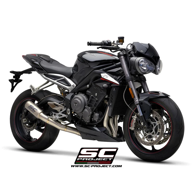 SC-Project T18-TCH38 CR-T 3-1 Full Exhaust Triumph Street Triple 765 S/R/RS (2017-) 8 SC-Project T18-TCH38 CR-T 3-1 Full Exhaust Triumph Street Triple 765 S/R/RS (2017-) - Image 8