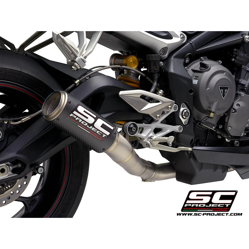 SC-Project T18-TCH38 CR-T 3-1 Full Exhaust Triumph Street Triple 765 S/R/RS (2017-) 1 SC-Project T18-TCH38 CR-T 3-1 Full Exhaust Triumph Street Triple 765 S/R/RS (2017-)