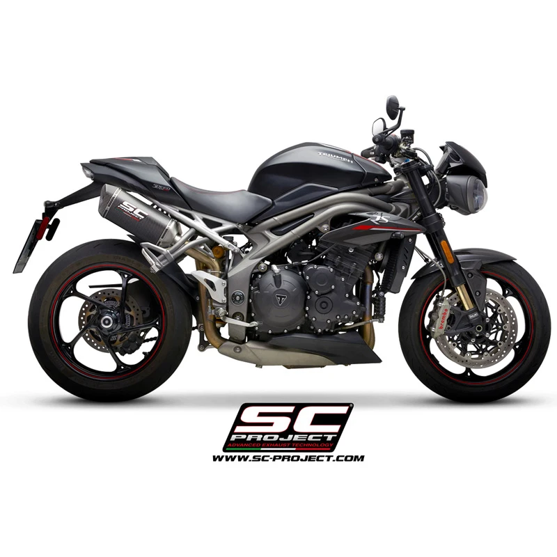 SC-Project T22-115 SC1-M Slip-on Exhaust For Triumph Speed Triple 1050 (2018-) 3 SC-Project T22-115 SC1-M Slip-on Exhaust For Triumph Speed Triple 1050 (2018-) - Image 3