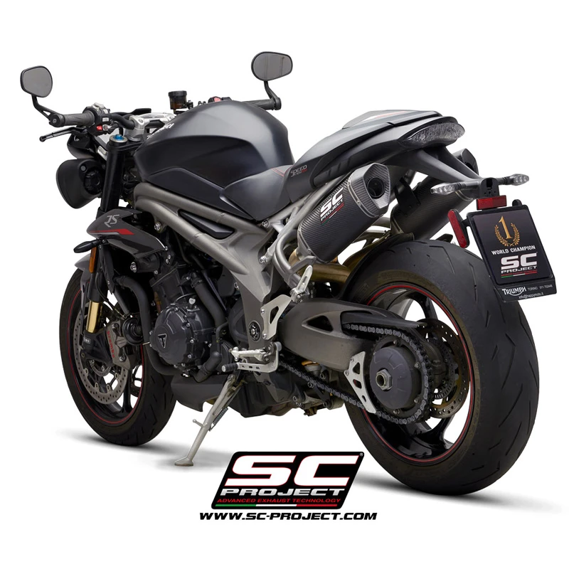 SC-Project T22-115 SC1-M Slip-on Exhaust For Triumph Speed Triple 1050 (2018-) 5 SC-Project T22-115 SC1-M Slip-on Exhaust For Triumph Speed Triple 1050 (2018-) - Image 5