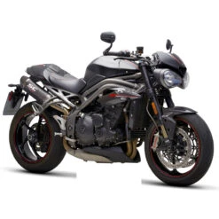 SC-Project T22-12C Oval Slip-on Exhaust, Carbon For Triumph Speed Triple '18-'20 -MotorVision Store sc project t22 12c oval slip on exhaust carbon image5