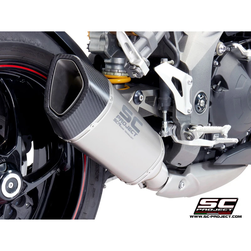 SC-Project T22-90 SC1-R Slip-on Exhaust For Triumph Speed Triple 1050 (2018-) 3 SC-Project T22-90 SC1-R Slip-on Exhaust For Triumph Speed Triple 1050 (2018-) - Image 3