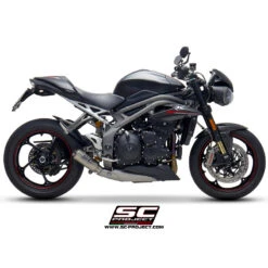 SC-Project T22-T38 CR-T Slip-on Exhaust For Triumph Speed Triple 1050 (2018-) 8 SC-Project T22-T38 CR-T Slip-on Exhaust For Triumph Speed Triple 1050 (2018-) -MotorVision Store sc project t22 t38 cr t slip on exhaust image3