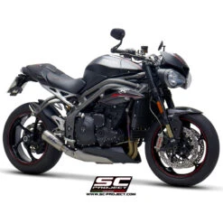 SC-Project T22-T38 CR-T Slip-on Exhaust For Triumph Speed Triple 1050 (2018-) 9 SC-Project T22-T38 CR-T Slip-on Exhaust For Triumph Speed Triple 1050 (2018-) -MotorVision Store sc project t22 t38 cr t slip on exhaust image4