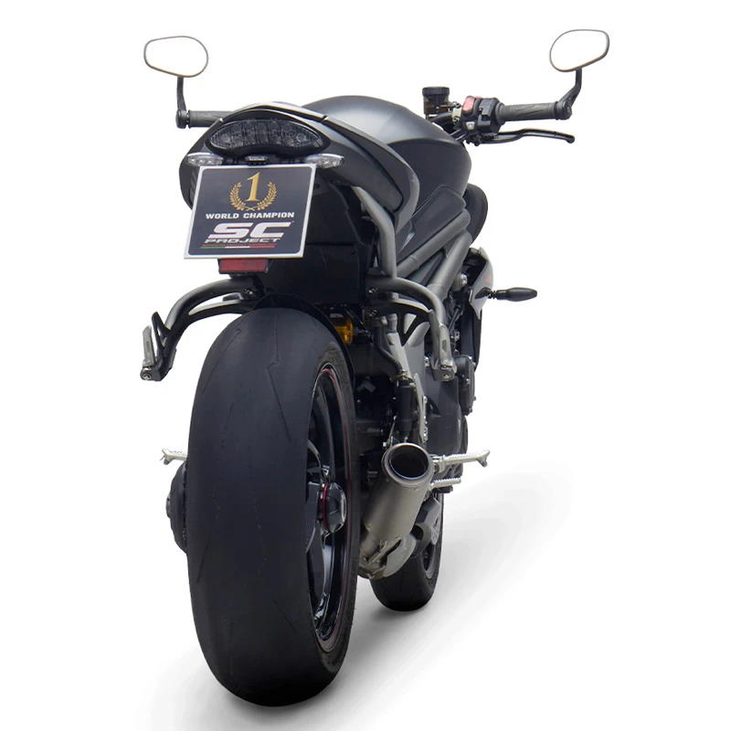 SC-Project T22-T38 CR-T Slip-on Exhaust For Triumph Speed Triple 1050 (2018-) 5 SC-Project T22-T38 CR-T Slip-on Exhaust For Triumph Speed Triple 1050 (2018-) - Image 5
