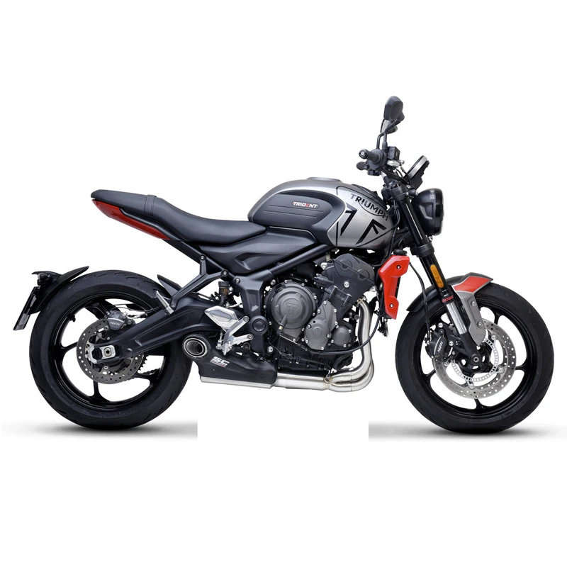 SC-Project T26-C135A STR-1 Full System Exhaust, Stainless Steel For Triumph Trident 660 '20- 1 SC-Project T26-C135A STR-1 Full System Exhaust, Stainless Steel For Triumph Trident 660 '20-