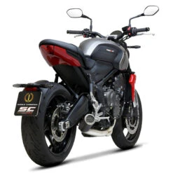 SC-Project T26-CDE36CR CR-T Full System Exhaust, Carbon Fiber For Triumph Trident 660 '20- 5 SC-Project T26-CDE36CR CR-T Full System Exhaust, Carbon Fiber For Triumph Trident 660 '20- -MotorVision Store sc project t26 cde36cr cr t full exhaust carbon image3