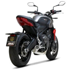 SC-Project T26-CDE38TR CR-T Full Exhaust, Titanium For Triumph Trident 660 (2020-) -MotorVision Store sc project t26 cde38tr cr t full exhaust titanium image3