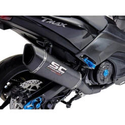 SC-Project Y24-CMB93C SC1-R Full Exhaust, Carbon For Yamaha T-Max 530 (2017-2019)