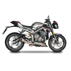 Spark GTR0501T Grid-O Slip-on Exhaust With Link Pipe Triumph Street Triple 765 RS (2017-) 9 Spark GTR0501T Grid-O Slip-on Exhaust With Link Pipe Triumph Street Triple 765 RS (2017-) -MotorVision Store spark gtr0501t grid o titanium slip on exhaust image3