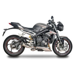 Spark GTR0501T Grid-O Slip-on Exhaust With Link Pipe Triumph Street Triple 765 RS (2017-) 10 Spark GTR0501T Grid-O Slip-on Exhaust With Link Pipe Triumph Street Triple 765 RS (2017-) -MotorVision Store spark gtr0501t grid o titanium slip on exhaust image4