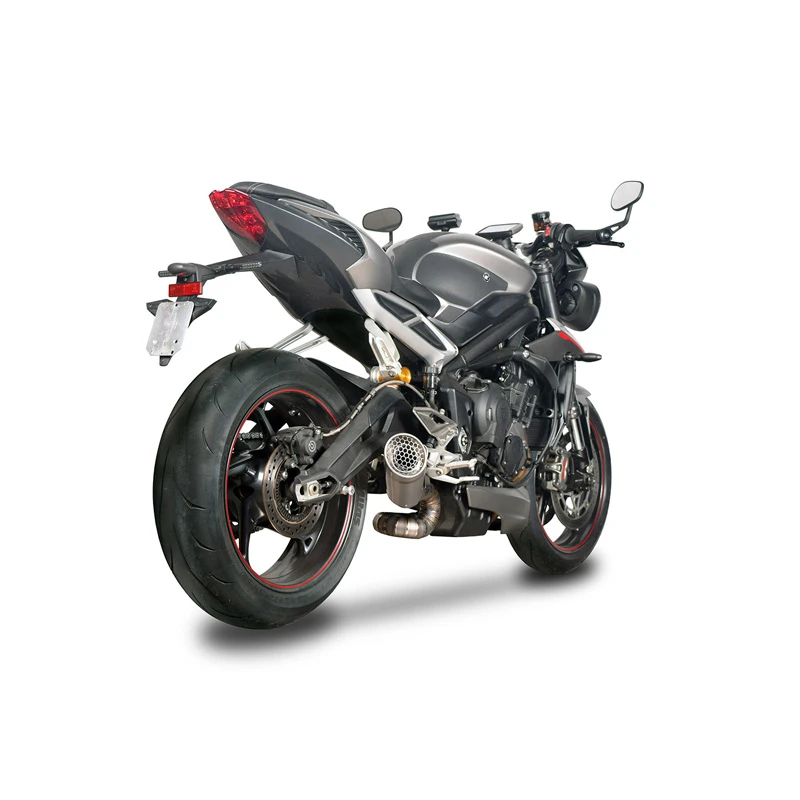 Spark GTR0501T Grid-O Slip-on Exhaust With Link Pipe Triumph Street Triple 765 RS (2017-) 5 Spark GTR0501T Grid-O Slip-on Exhaust With Link Pipe Triumph Street Triple 765 RS (2017-) - Image 5