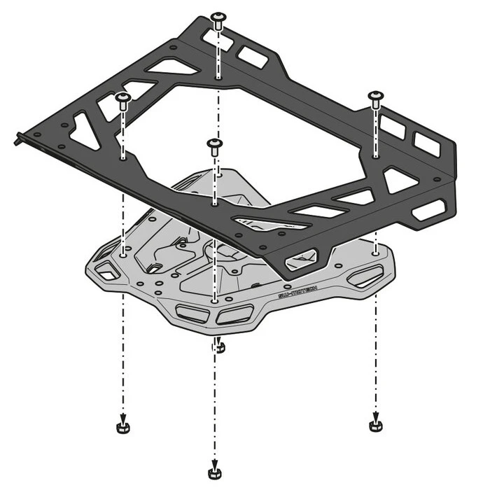 Sw-Motech GPT.01.742.16000/B Street-Rack For Honda CB500F / CBR500R (2016-2018) 7 Sw-Motech GPT.01.742.16000/B Street-Rack For Honda CB500F / CBR500R (2016-2018) - Image 7