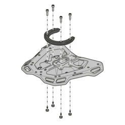Sw-Motech GPT.01.971.16000/B Street-Rack For Honda CB750 Hornet (2023-) -MotorVision Store sw motech gpt 01 971 16000 b street rack image8