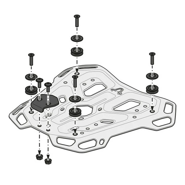 Sw-Motech GPT.07.954.19000/B Adventure-Rack, Black For BMW S1000XR (2019-) 4 Sw-Motech GPT.07.954.19000/B Adventure-Rack, Black For BMW S1000XR (2019-) - Image 4