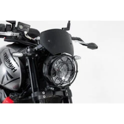 Sw-Motech LPS.11.842.10000/B Headlight Guard, Black For Triumph Trident 660 (2021-) -MotorVision Store sw motech lps 11 842 10000 b headlight buard black image5