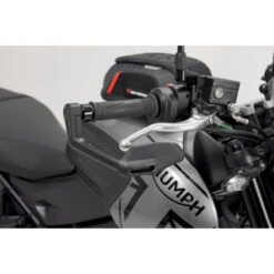 Sw-Motech LVG.11.842.11000/B Lever Guard With Wind Protection, Black Trident 660 (2021-) -MotorVision Store sw motech lvg 11 842 11000 b lever guard black image4
