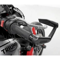 Sw-Motech LVG.11.842.11000/B Lever Guard With Wind Protection, Black Trident 660 (2021-) -MotorVision Store sw motech lvg 11 842 11000 b lever guard black image7