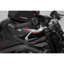 Sw-Motech LVG.11.964.10000/B Lever Guards, Black For Triumph Street Triple 660 / 765 11 Sw-Motech LVG.11.964.10000/B Lever Guards, Black For Triumph Street Triple 660 / 765 -MotorVision Store sw motech lvg 11 964 10000 b lever guards black image4