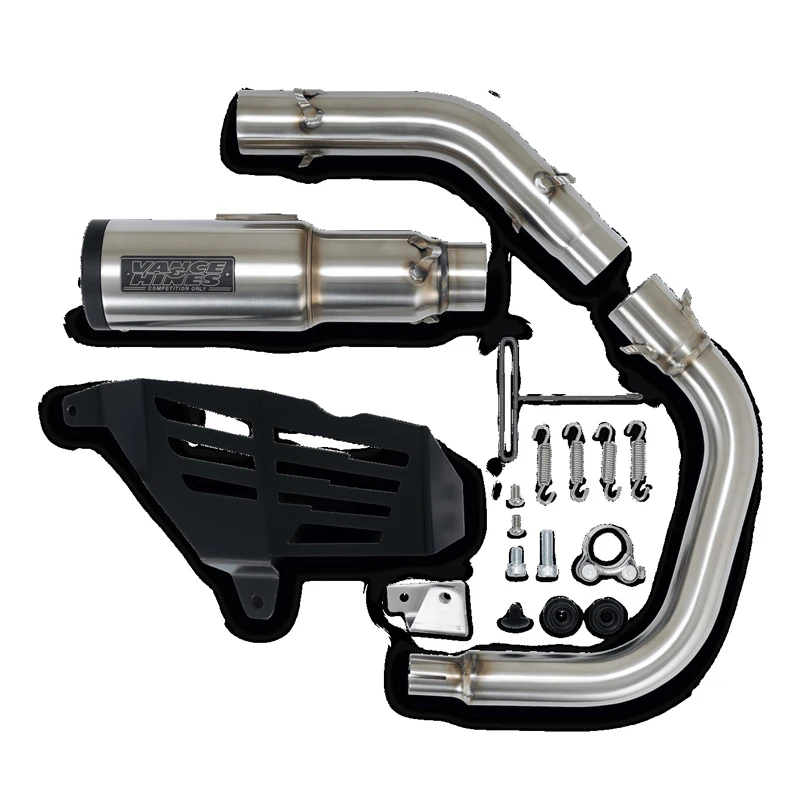 Vance & Hines 14243 Hi-Output Slip-on Exhaust, Brushed For Honda Monkey 125/ABS '19-'21 5 Vance & Hines 14243 Hi-Output Slip-on Exhaust, Brushed For Honda Monkey 125/ABS '19-'21 - Image 5