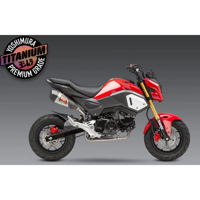 Yoshimura 121211R720 Race RS-9T High-Mount Exhaust For Honda Grom (2014-) 1 Yoshimura 121211R720 Race RS-9T High-Mount Exhaust For Honda Grom (2014-)