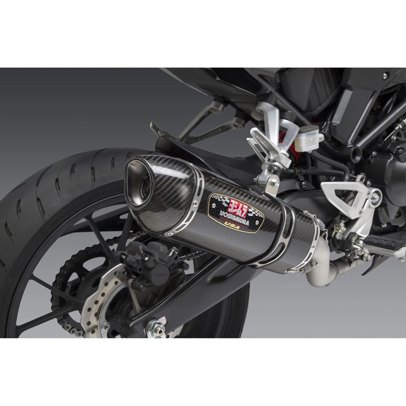 Yoshimura 12310AJ220 Race R-77 Full Exhaust For Honda CB300R (2019-) 6 Yoshimura 12310AJ220 Race R-77 Full Exhaust For Honda CB300R (2019-) - Image 6
