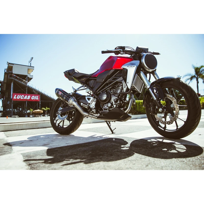 Yoshimura 12310AJ220 Race R-77 Full Exhaust For Honda CB300R (2019-) 8 Yoshimura 12310AJ220 Race R-77 Full Exhaust For Honda CB300R (2019-) - Image 8