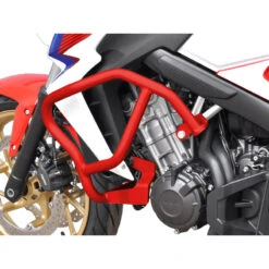 Zieger 10002087 Crashbars, Red For Honda CB650F '14-'18 CB650R (2019-) -MotorVision Store zieger 10002087 crashbars red image3